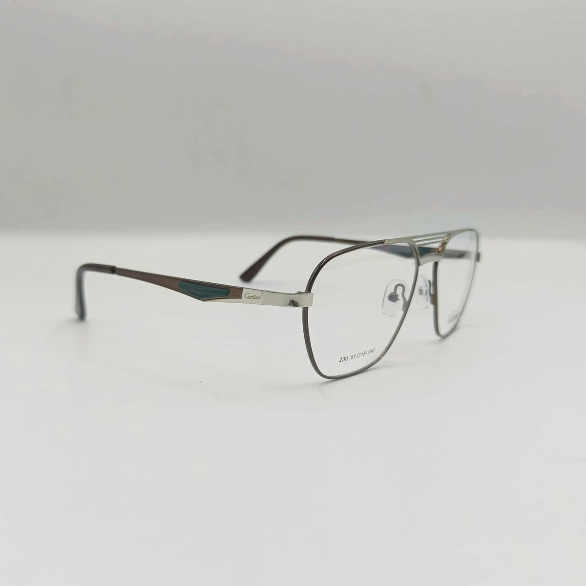 Cartier Style Double Bridge Glasses