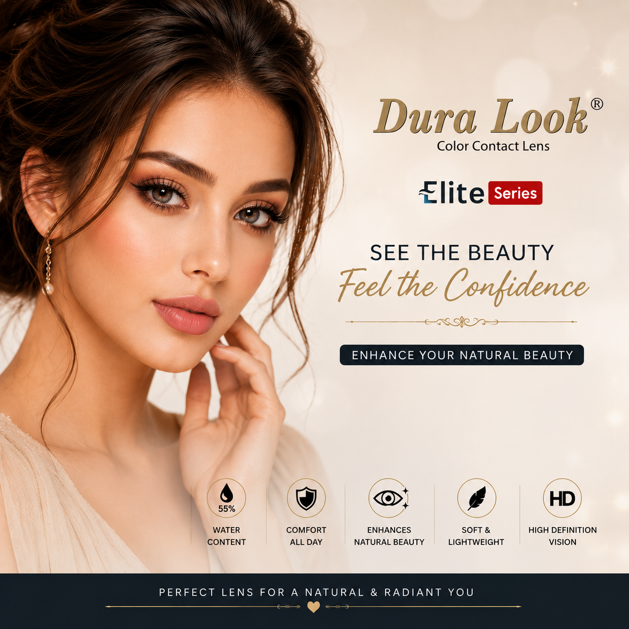 Dura Look Elite Series 6 Month Color Contact Lenses | Plano & Power Contact Lenses