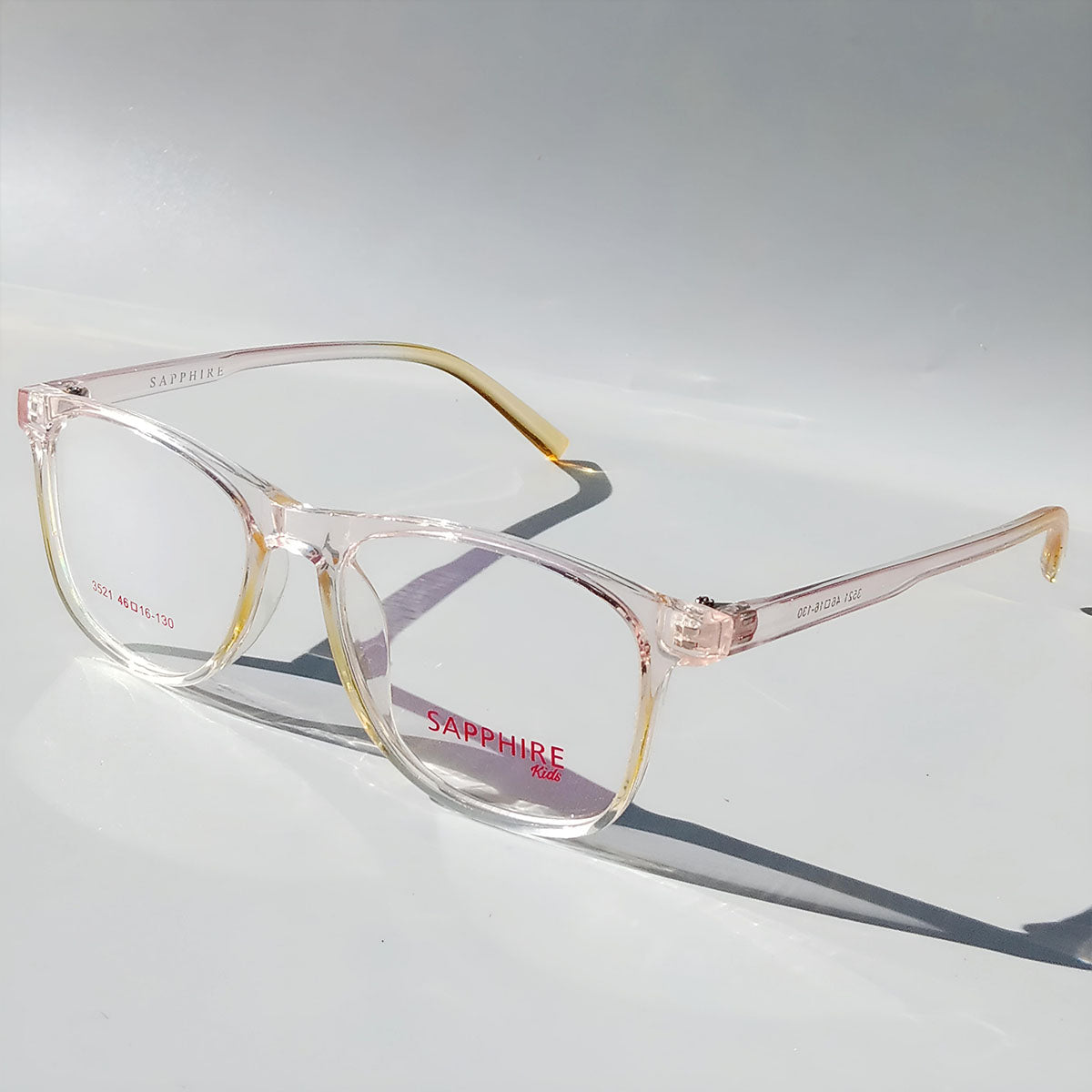SAPPHIRE Square Yellow-Transparent kids