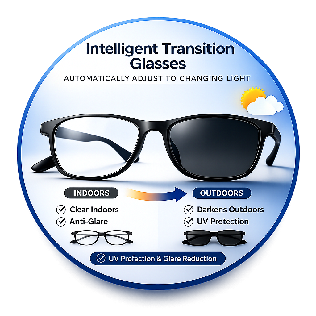 Intelligent Glasses (Transition, Photosun) – NAMART.PK