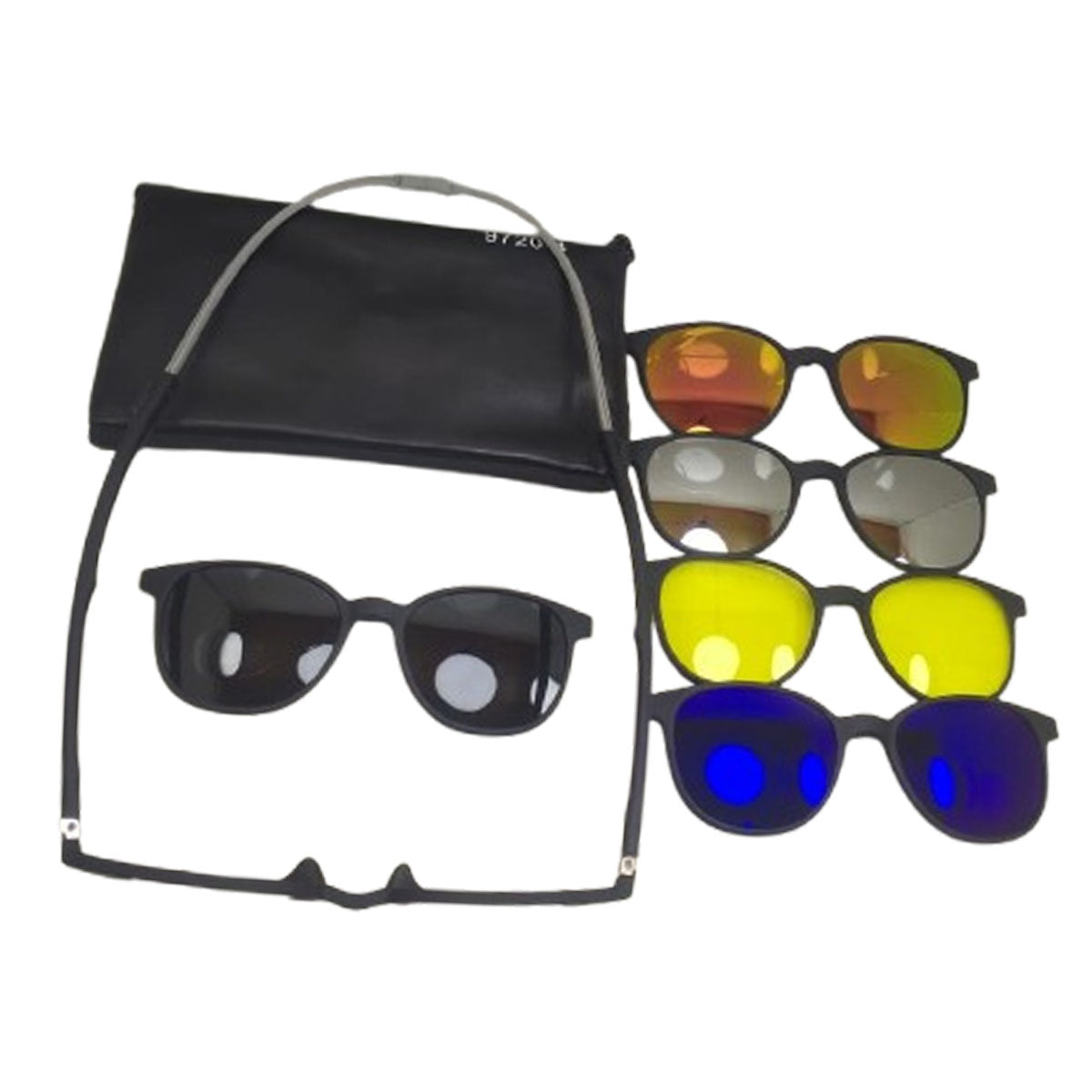 The Round 5-in-1 Magnetic Sunglasses Kit | Instantly Switch Your Look