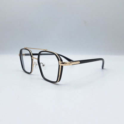 Alpha Eyesace Tony Stark Square Eyeglasses – 140mm