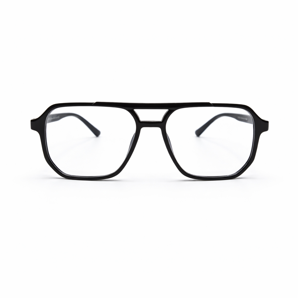 Retro Aviator Glasses Oversized Eyeglasses