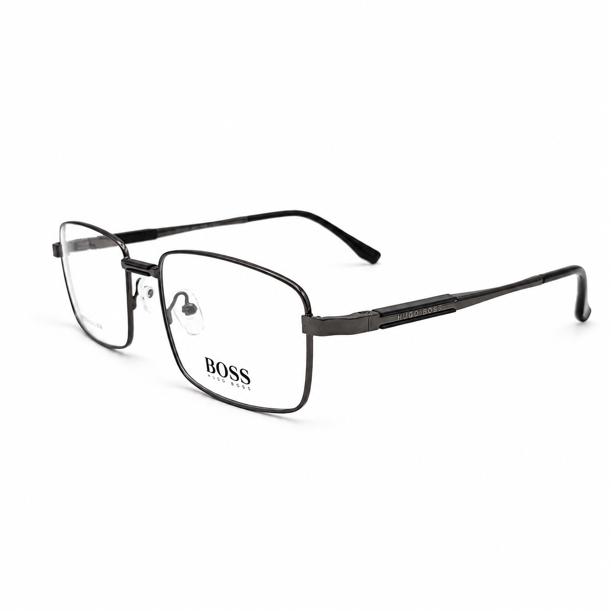 B001 Black Rectangle Full Rim Eyeglasses