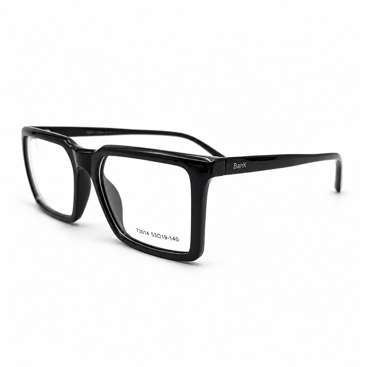 BanK 73014 Black Rectangular Eyeglasses Frame.