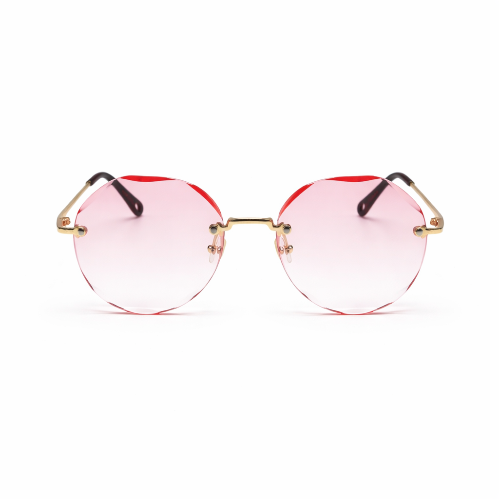 Beryl Gold Polygon Sunglasses