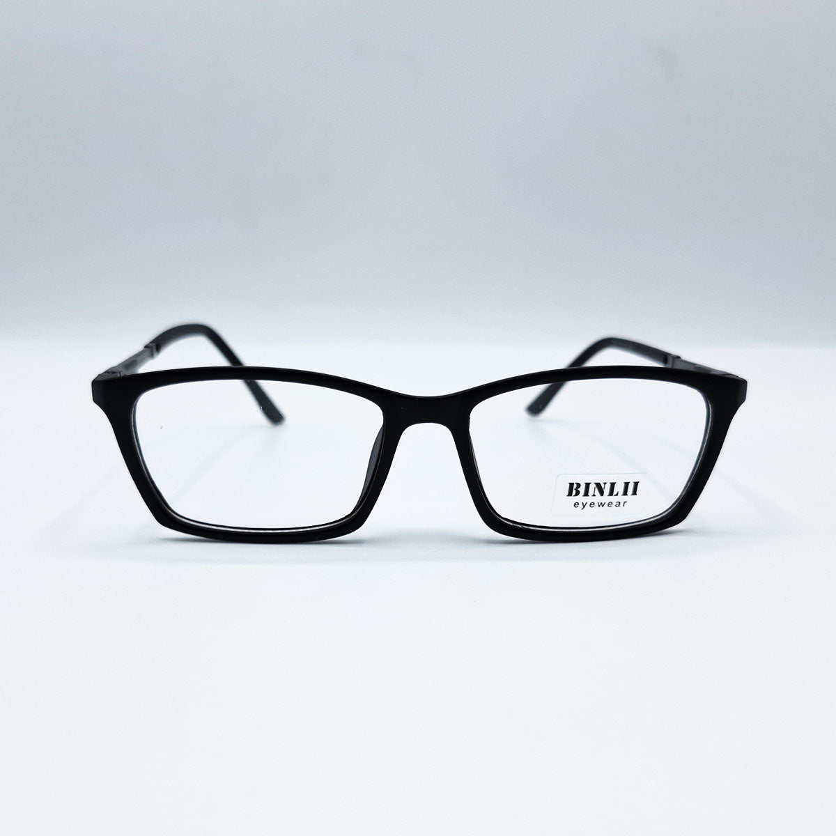 BINLII Black Square Eyeglasses – 135mm