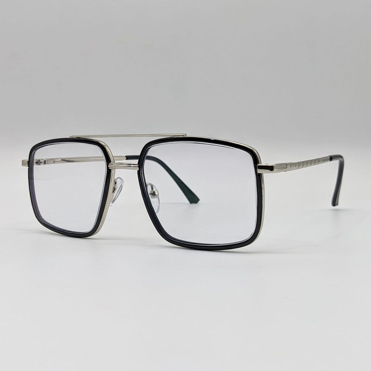 Square Black Tony Stark Glasses