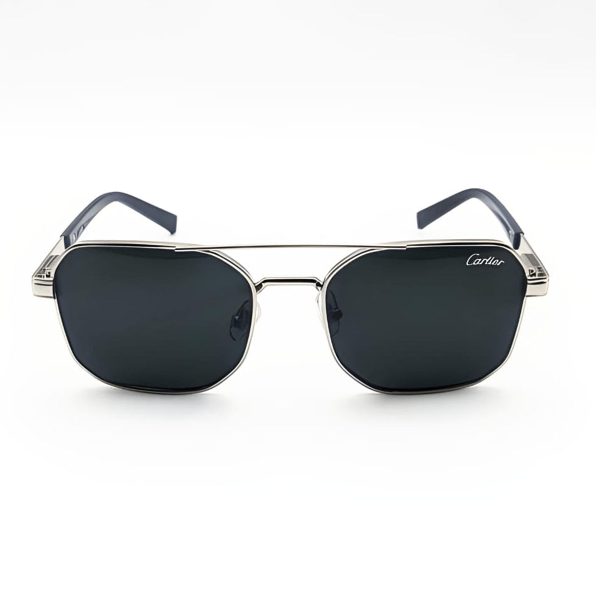 Cartier Silver with Grey Lens