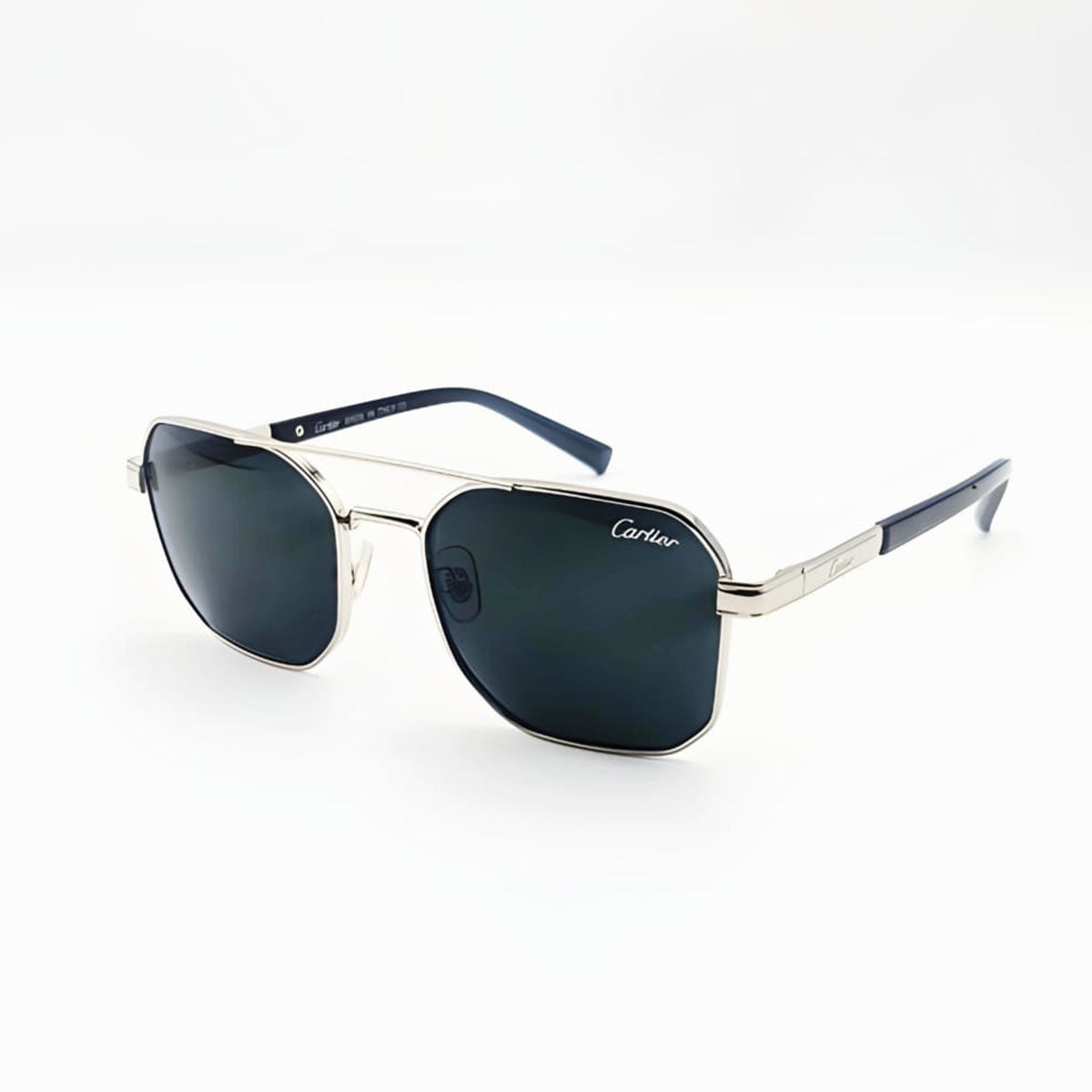 Cartier Silver with Grey Lens