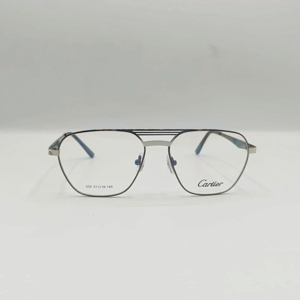 Cartier Style Double Bridge Glasses