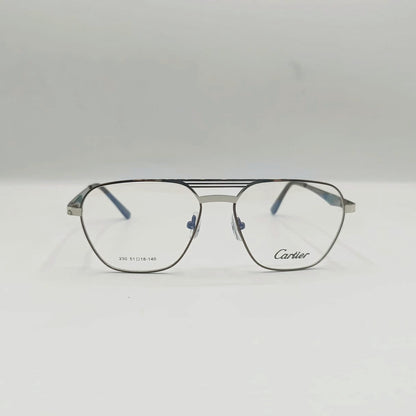 Cartier Style Double Bridge Glasses