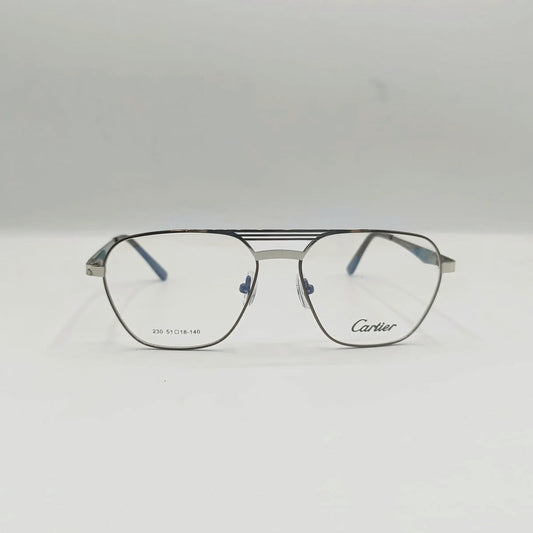 Cartier Style Double Bridge Glasses