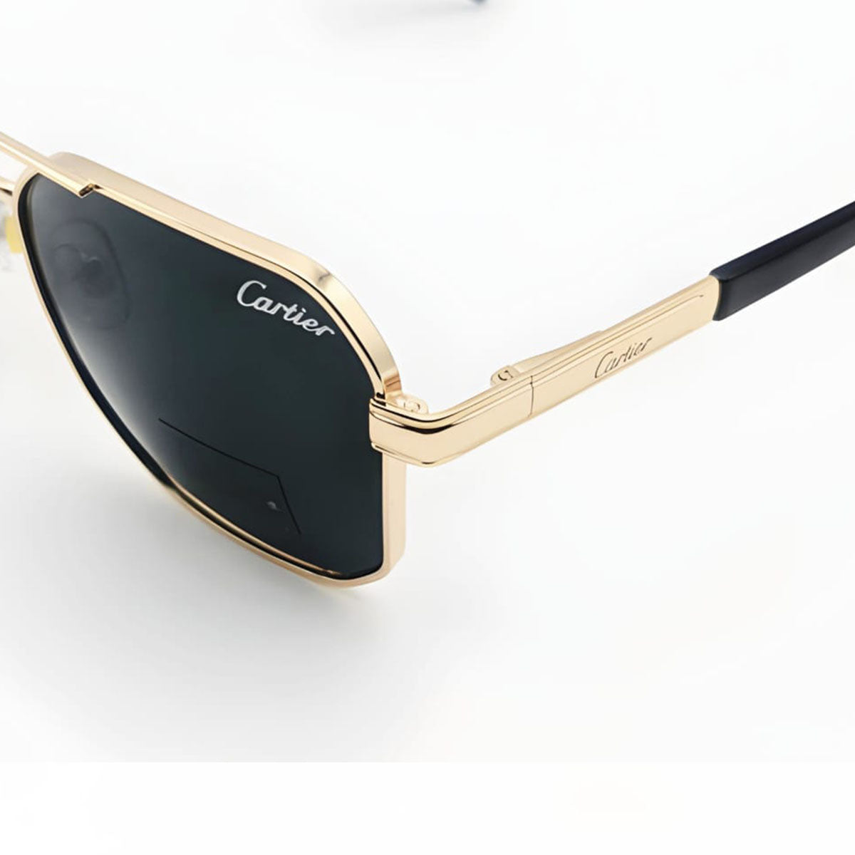 Cartier Golden with Grey Lens