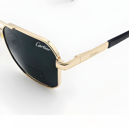 Cartier Golden with Grey Lens