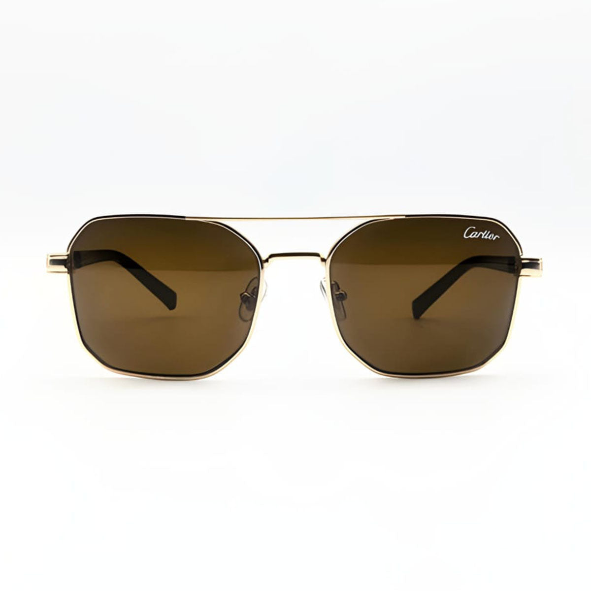 Cartier Golden with Brown Lens