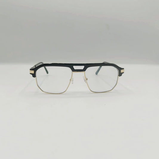Cazal Style Vintage Black Gold Glasses
