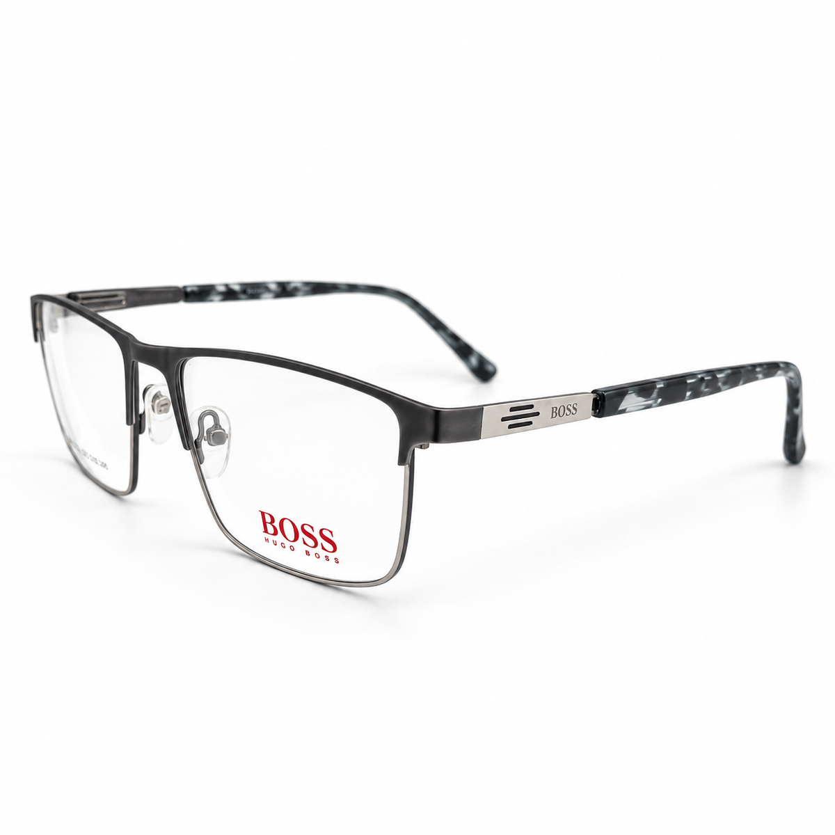 Classic Rectangle Metal Eyeglasses Prescription Frame