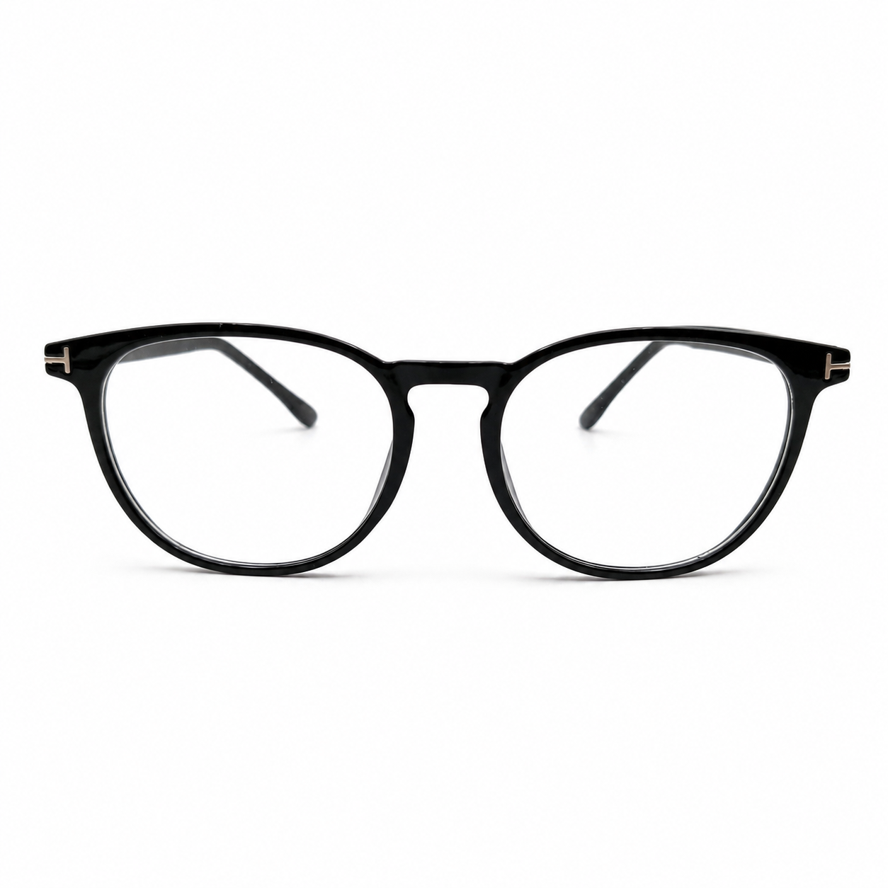 Classic Black Round Eyeglasses