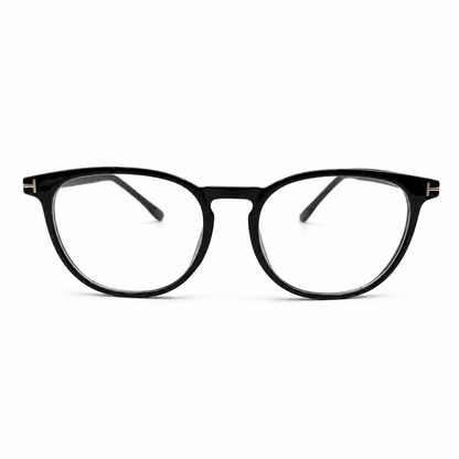 Classic Black Round Eyeglasses