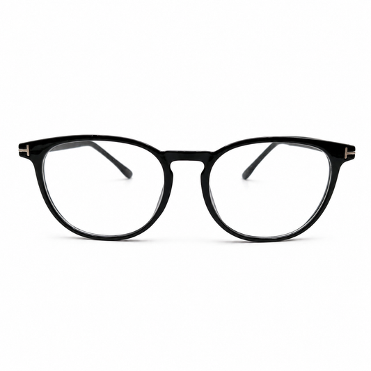 Classic Black Round Eyeglasses