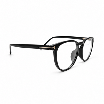 Classic Black Round Eyeglasses