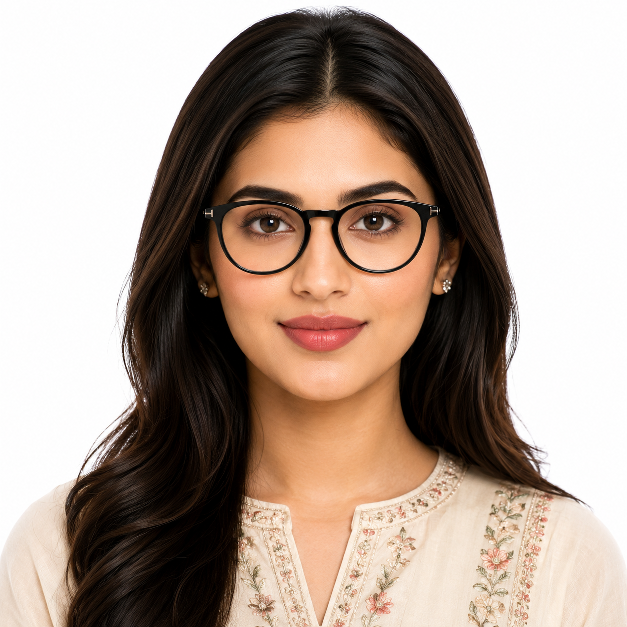 Classic Black Round Eyeglasses