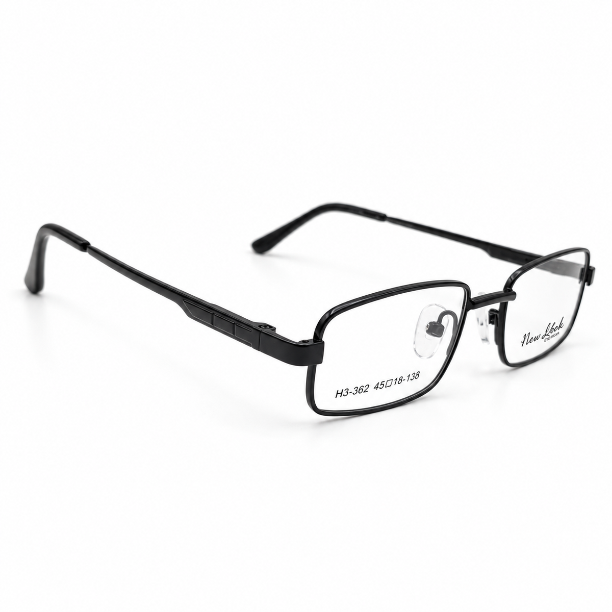 Classic Look Rectangle Metal Eyeglasses