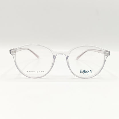 Transparent Round Sheet Frame for Unisex