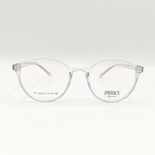 Transparent Round Sheet Frame for Unisex