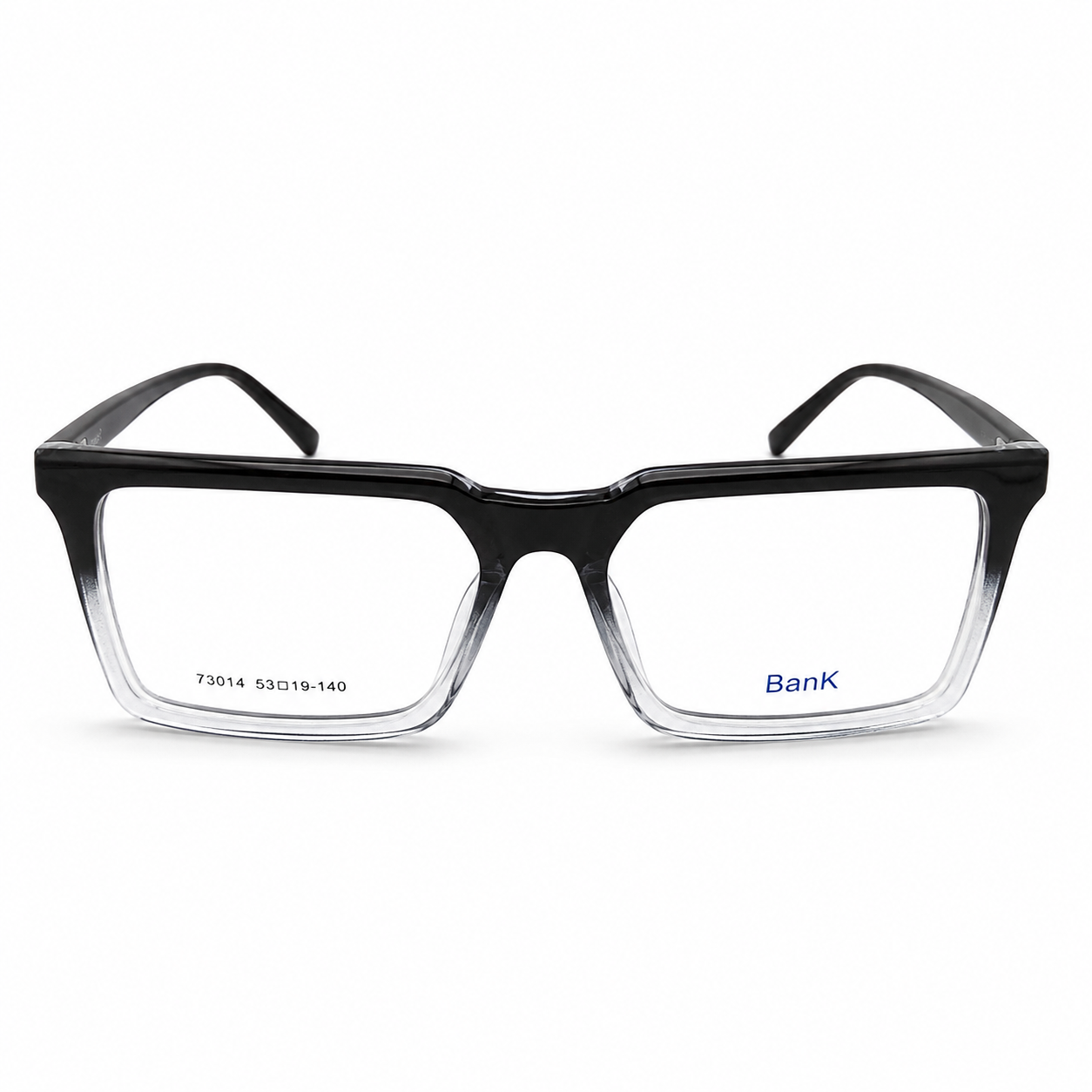 Two Tone Sheet Rectangle Eyeglasses