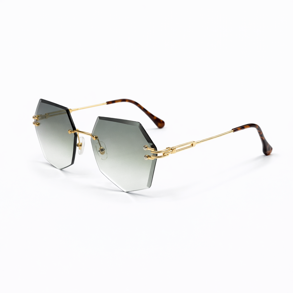 Diamond Cut Women Sunglasses Small Size