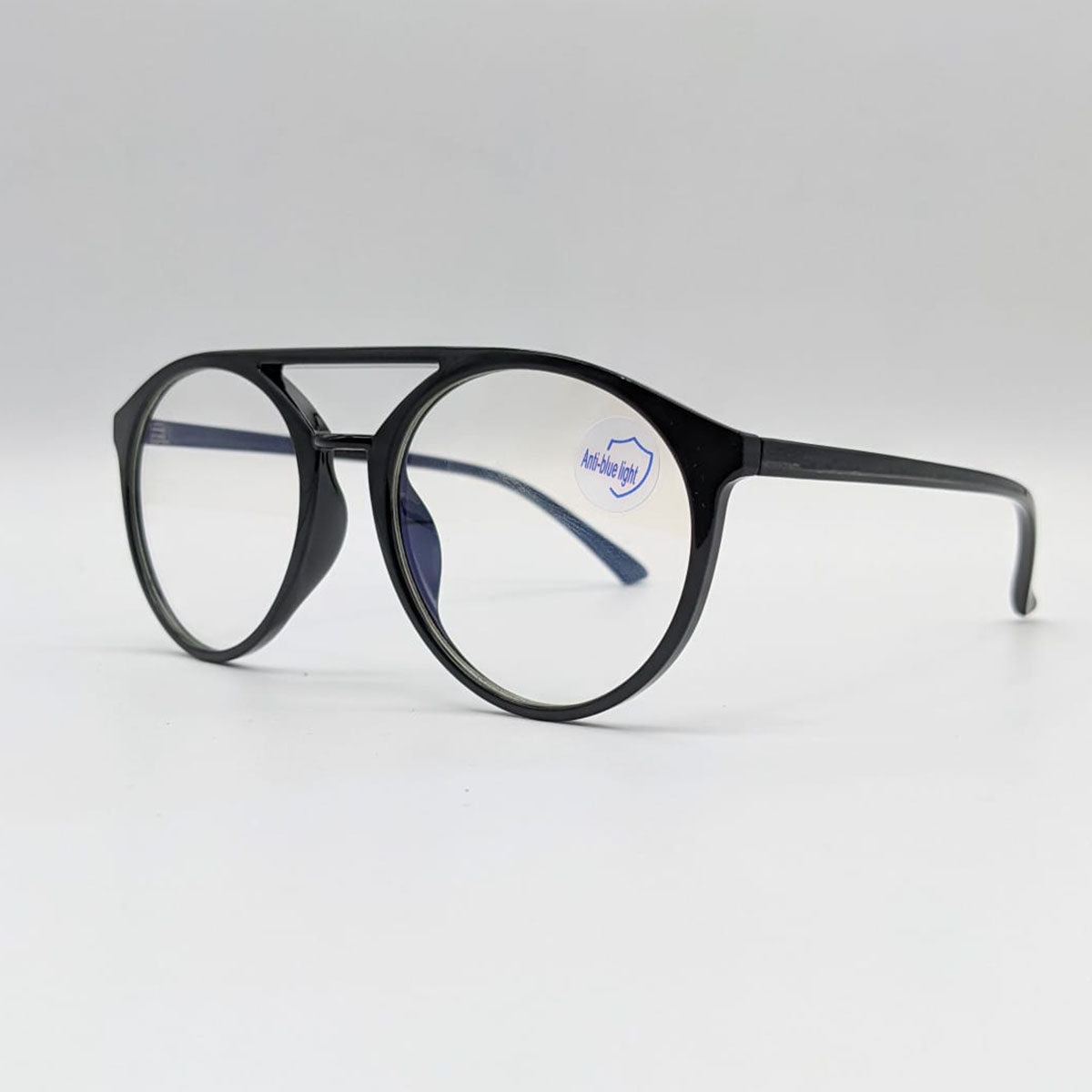 Round Double Bridge Glasses