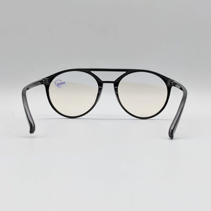 Round Double Bridge Glasses