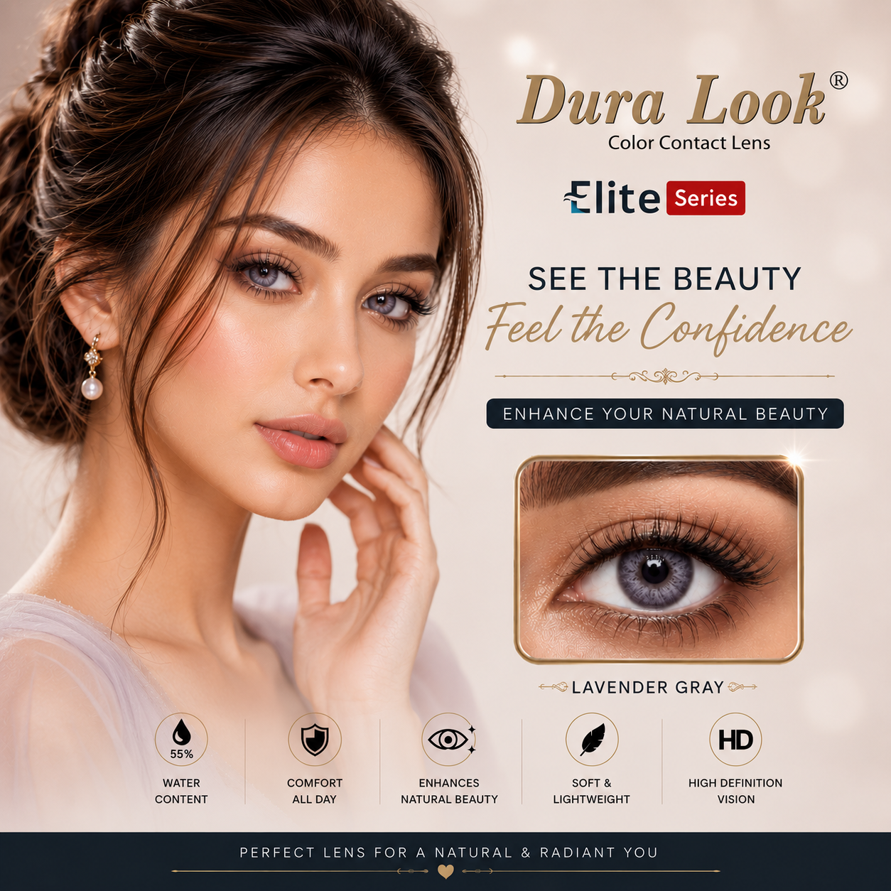 Dura Look Elite Series 6 Month Color Contact Lenses | Plano & Power Contact Lenses