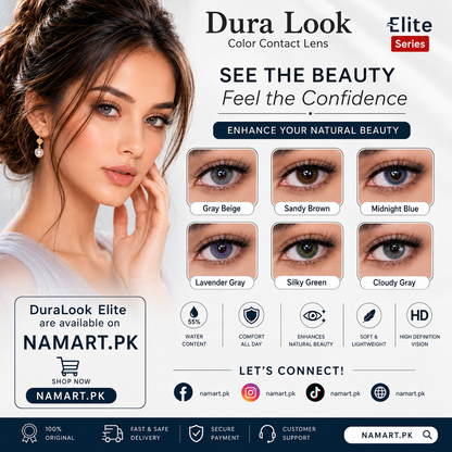 Dura Look Elite Series 6 Month Color Contact Lenses | Plano & Power Contact Lenses