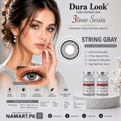Dura Look 3 Tone Series Color Contact Lenses | Power Range -0.50 to -20.00 | 2 Year Contact Lenses