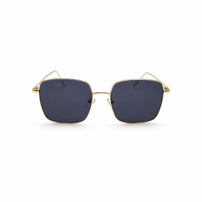 Fendi Baguette Square Metal Sunglasses