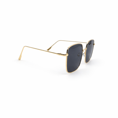 Fendi Baguette Square Metal Sunglasses