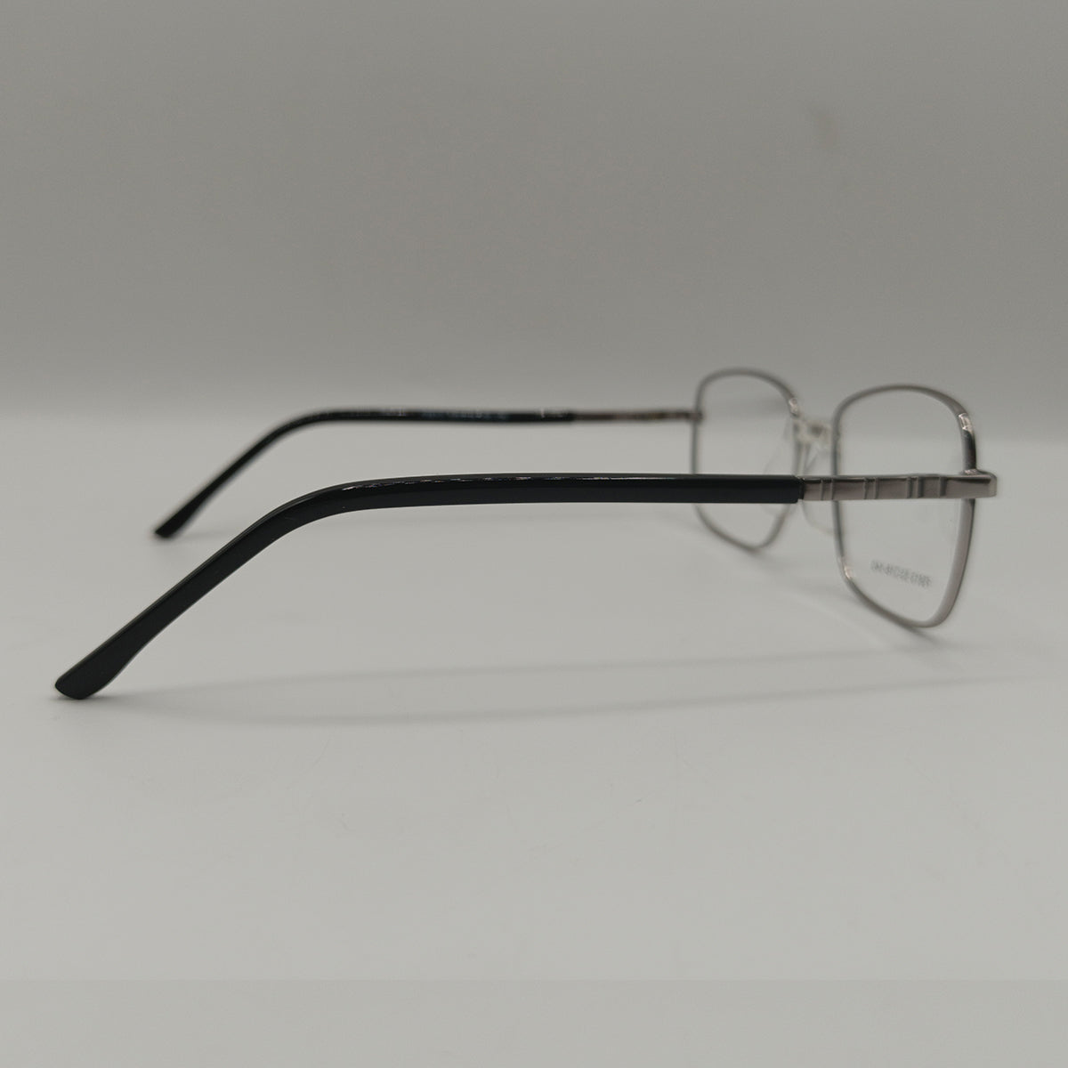 Metal Black+Silver Color Unisex Glasses
