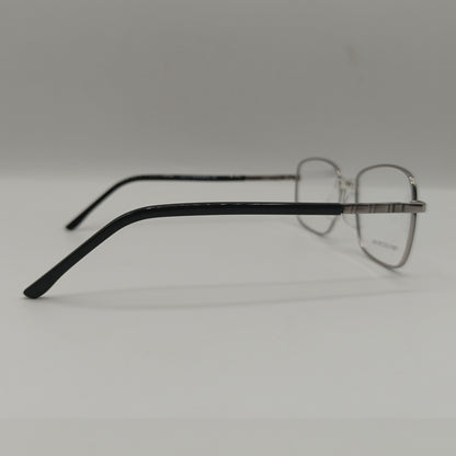 Metal Black+Silver Color Unisex Glasses