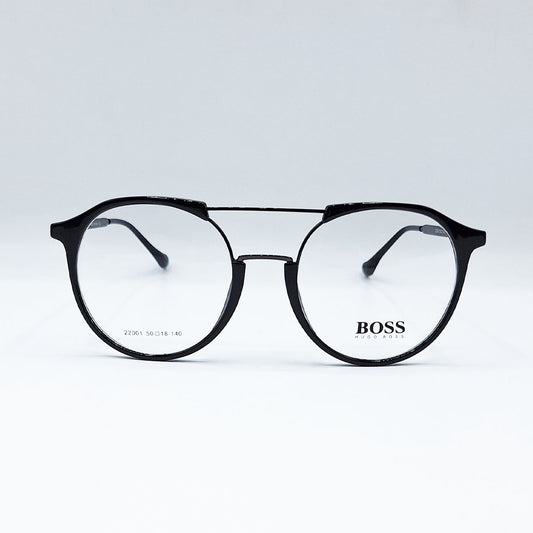 Hugo Boss Double Bridge Eyeglasses 140mm