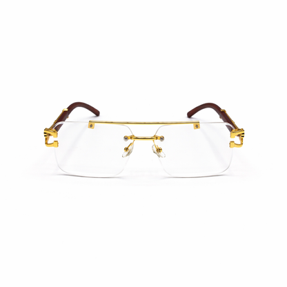 KAMMPT Vintage Rimless  Transition Glasses