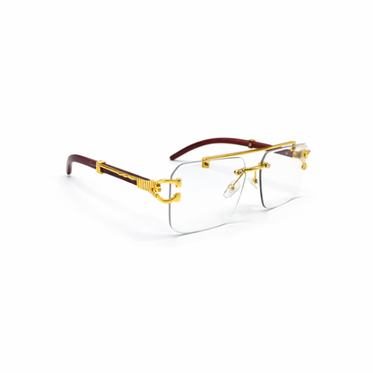 KAMMPT Vintage Rimless  Transition Glasses