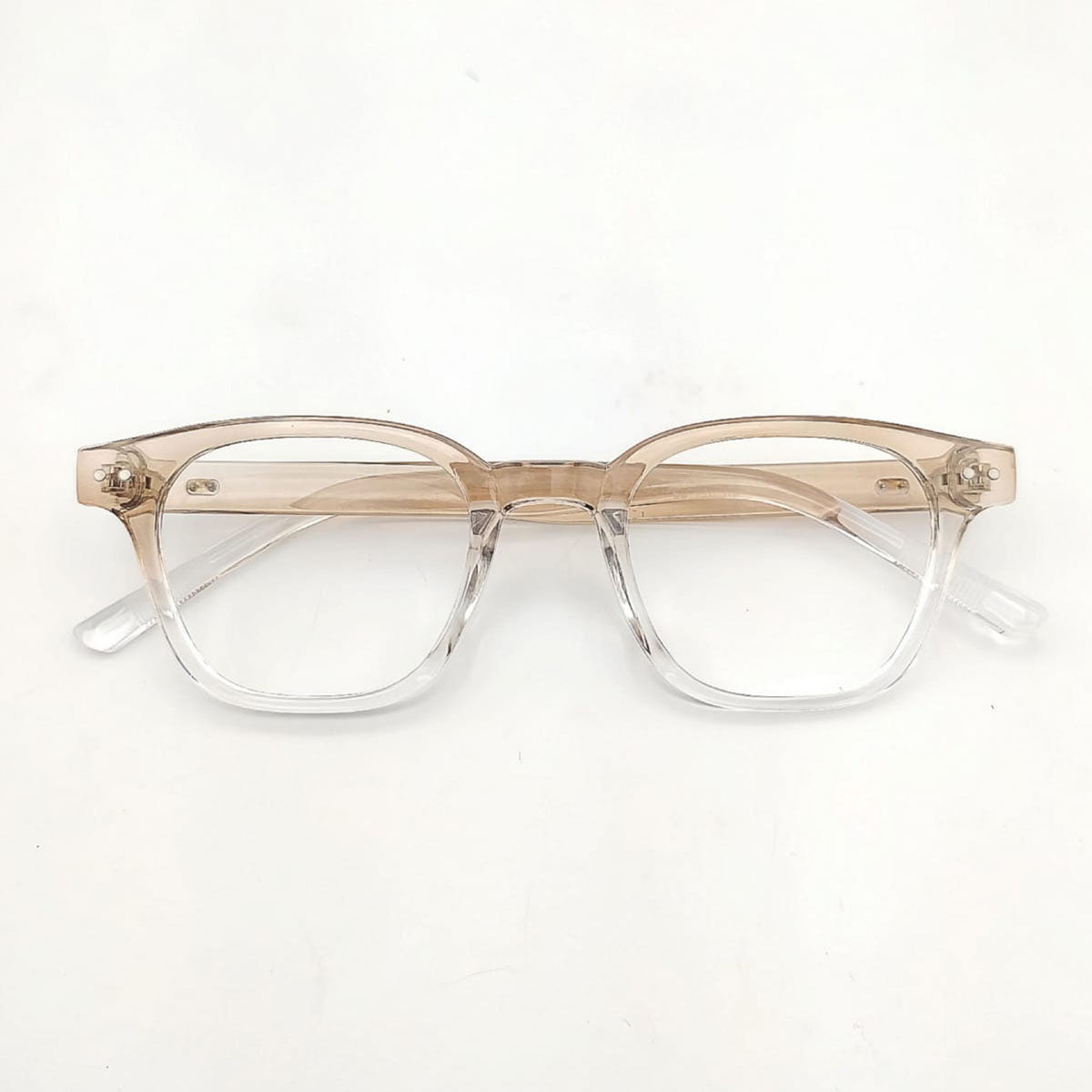 Brown Transparent Kid Glasses