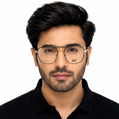 Aviator Metal Eyeglasses