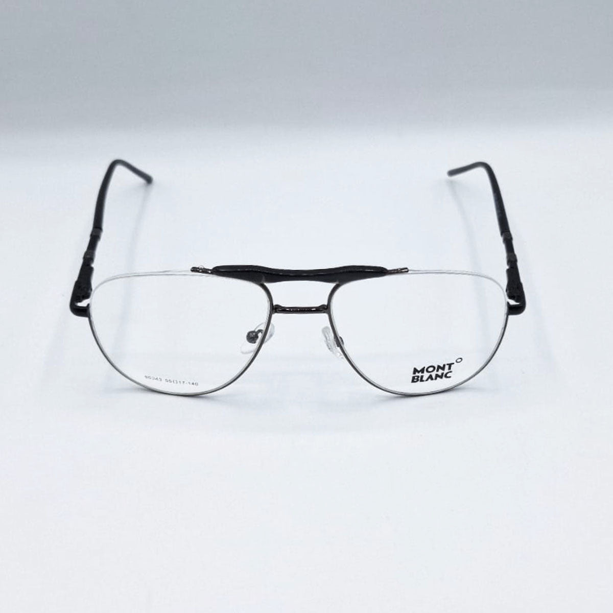 Montblanc Eyeglasses 140mm Classic Double Bridge Metal Frame