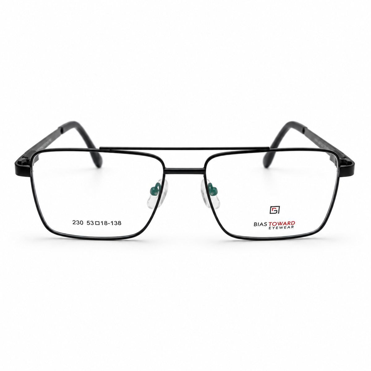 N220 Rectangle Metal Eyeglasses