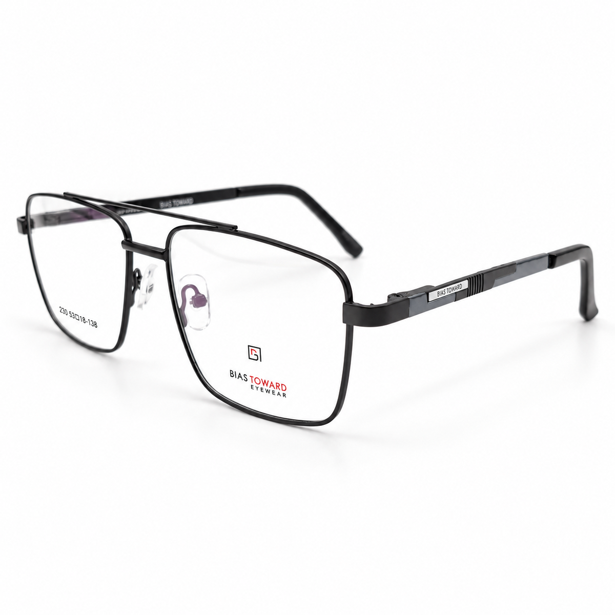 N220 Rectangle Metal Eyeglasses