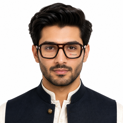 Classic Tortoise Square Eyeglasses